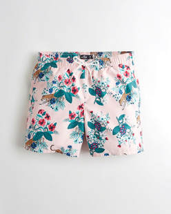 Плавательные шорты Hollister Seagulls Мужские Quick-Dry Five-point Swimming Slot Летние AF Прибрежные пляжные штаны Горячее весеннее большие размеры
