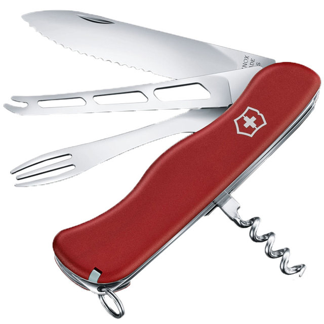 Victorinox Swiss Army Knife 0.8313.W Cheese Master 111mm Genuine Multifunctional Knife Portable Swiss Knife