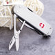 Victorinox Swiss Army Knife 58MM silver aluminium alloy handle mini army ມີດ 0.6381.26 ມີດຫມາກໄມ້ພັບ