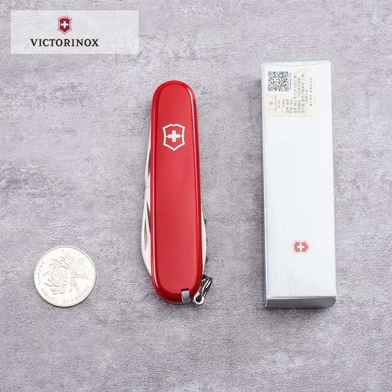 Victorinox Swiss Sergeant dao quân đội Thụy Sĩ dao 91mm tiêu chuẩn 1.3603 đỏ chính hãng giá