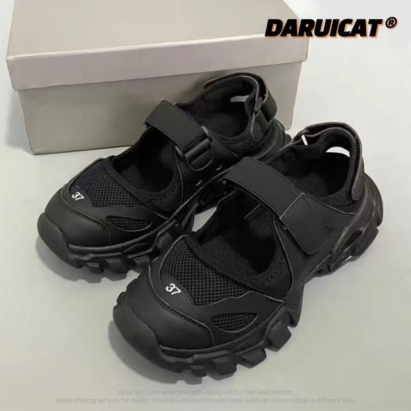 Daruicat Summer 2025Ins Japanese Style Retro Velcro Thick-Soled Casual Dad Sports Sandals Flats Women's Shoes Daruicat Summer 2025Ins Japanese Style Retro Velcro Thick-Soled Casual Dad Sports Sandals Flats Women's Shoes