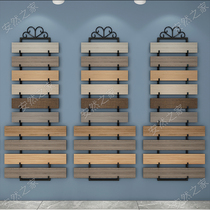 Wood Floor Waist Line Rack Shelf shelf Tiles Shelf shelves Tile Racks TILE SHOP EXHIBITION STAND GROUND WIRE SAMPLE RACKS