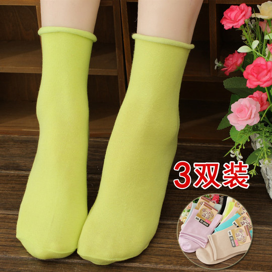Pregnant women's postpartum sweat-absorbent thin breathable confinement socks