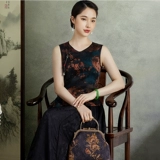 Ципао, летний жилет, короткое трикотажное ханьфу, делается под заказ