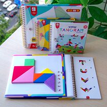 Magnetic Tangram School students teaching first grade magnet teaching aids kindergarten mathematics puzzle logic thinking training
