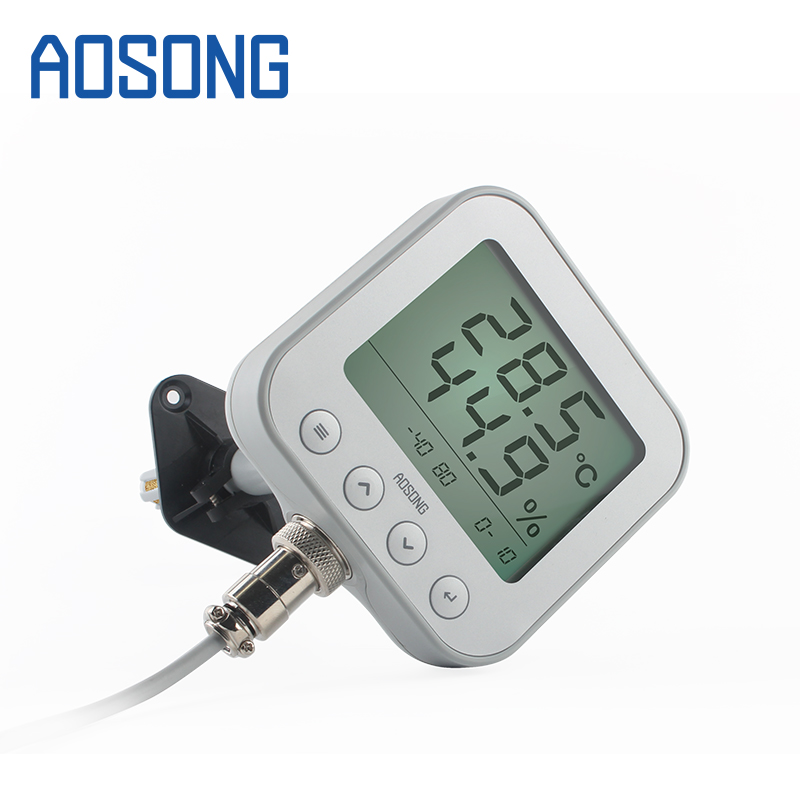 New pipeline temperature and humidity transmitter AF3010A voltage and current 485 output large screen HD display