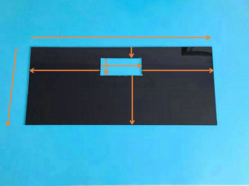 Customize the various brands Disinfection Bowl Trays Cupboards Steel Explosion Explosion glass door panel Panel Accessories Front Glass Shattering