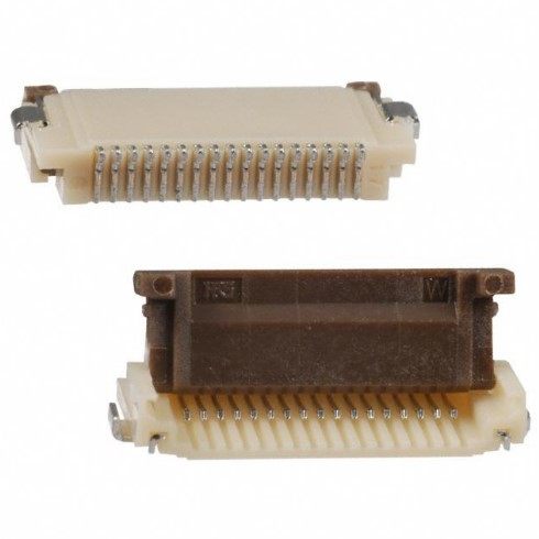 FH12-17S-1SH 1.0mm间距17pin翻盖下接 HRS广濑正品连接器现货