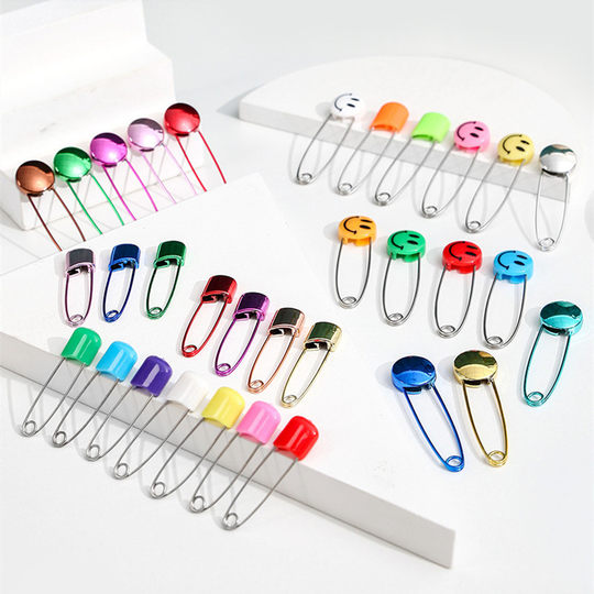 Colorful Stainless Steel Baby Safety Pin