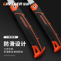 Green forest octagonal hammer hand hammer masonry hammer iron hammer head solid conjoined large hammer tool carpentry hammer wall smashing artifact