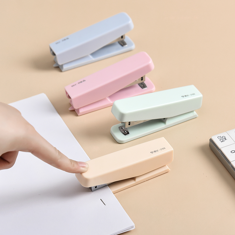 Three years second class hobby stationery stapler student stapler No. 10 office bookbinding machine cute girl stapler