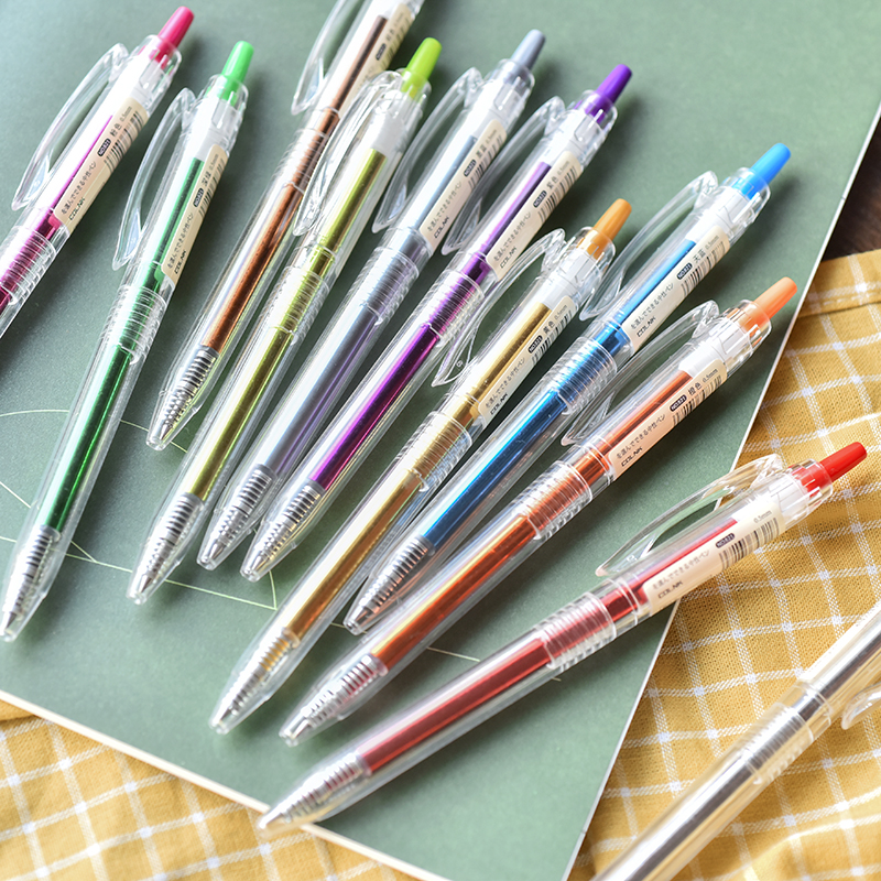 Three years Two-class Color Sort by Animated Pen 0 5mm Aqueous Pen Office Students with Signature Pen Creative Colour Pen