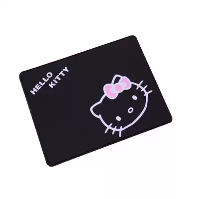 Beautiful girl mouse pad small and medium thickened lock edge Cute cute cartoon animation household game plastic pad can be washed