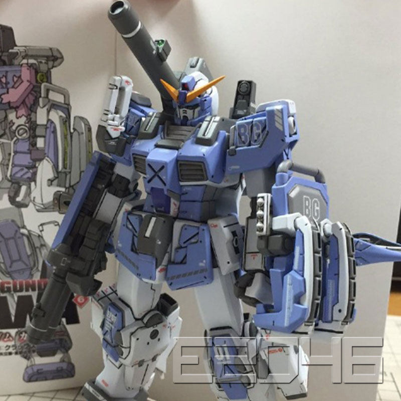 全装甲打击型钢弹模型 1/144比例GK白模 钢弹0079系列手办 钢弹白模手办模型