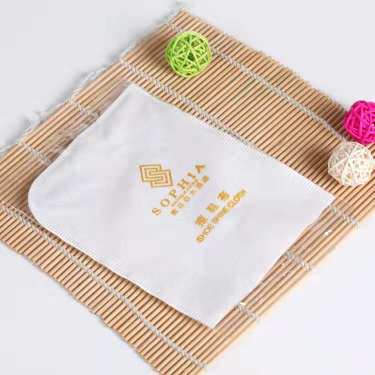 Star Hotel Guest House Guest House Upscale Folk Club Home Clean Care Shoe Polish Cloth Customizable Logo