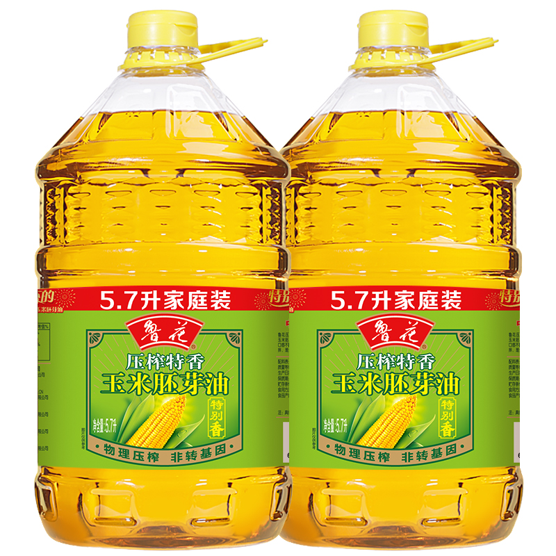 (Lu Hua directly operated) Lu Hua pressed corn germ oil 5.7L*2 non-GMO