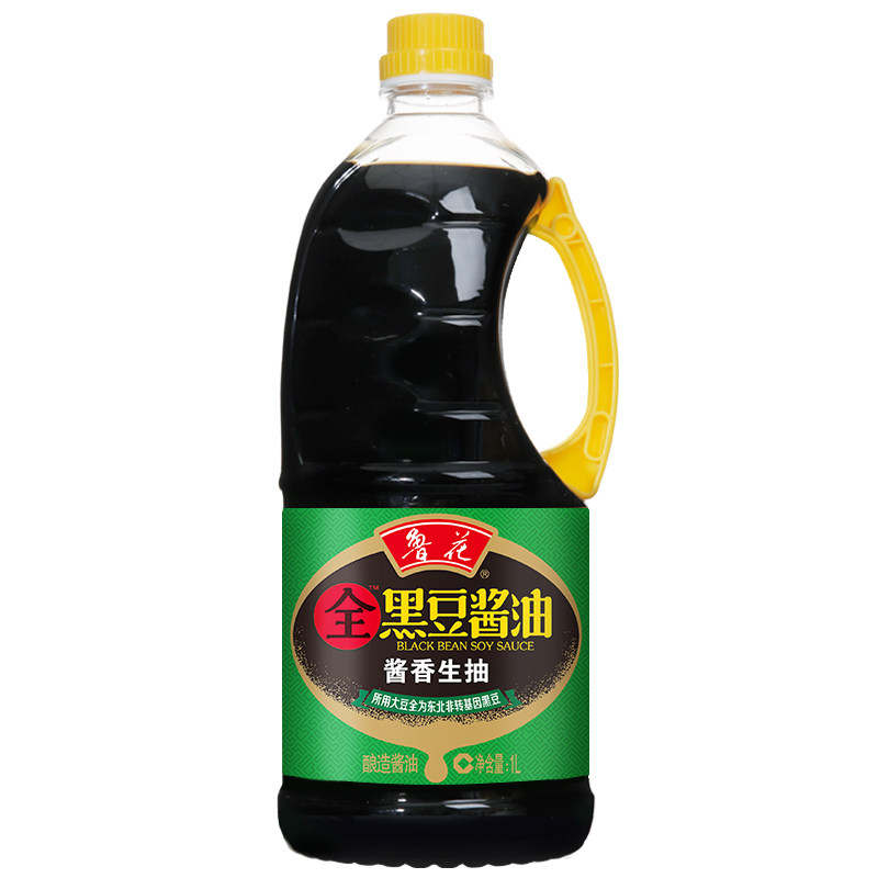 (Lu Hua Direct Camp) Lu Flower All Black Bean Sauce Sauce 1L*1 Special Soy Sauce Connection