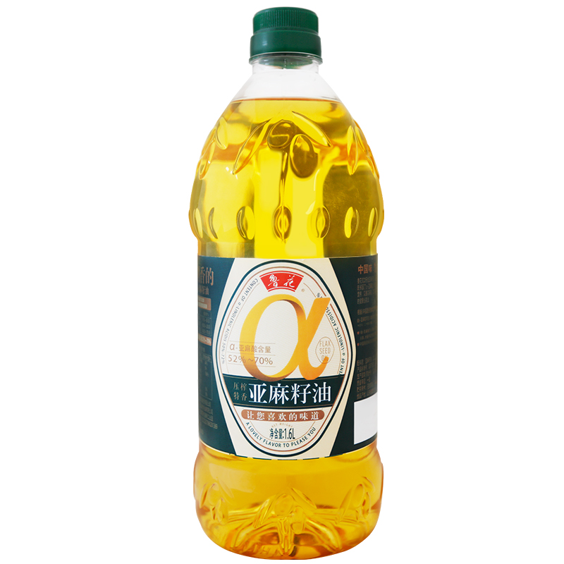 (Luhua direct sales) Luhua flaxseed oil 1.6L*1 edible oil grain oil