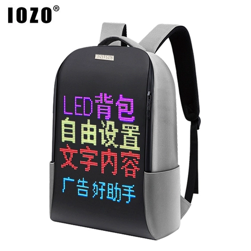 Рюкзак, ранец подходит для мужчин и женщин, динамичный экран, коллекция 2021, надевается на плечо