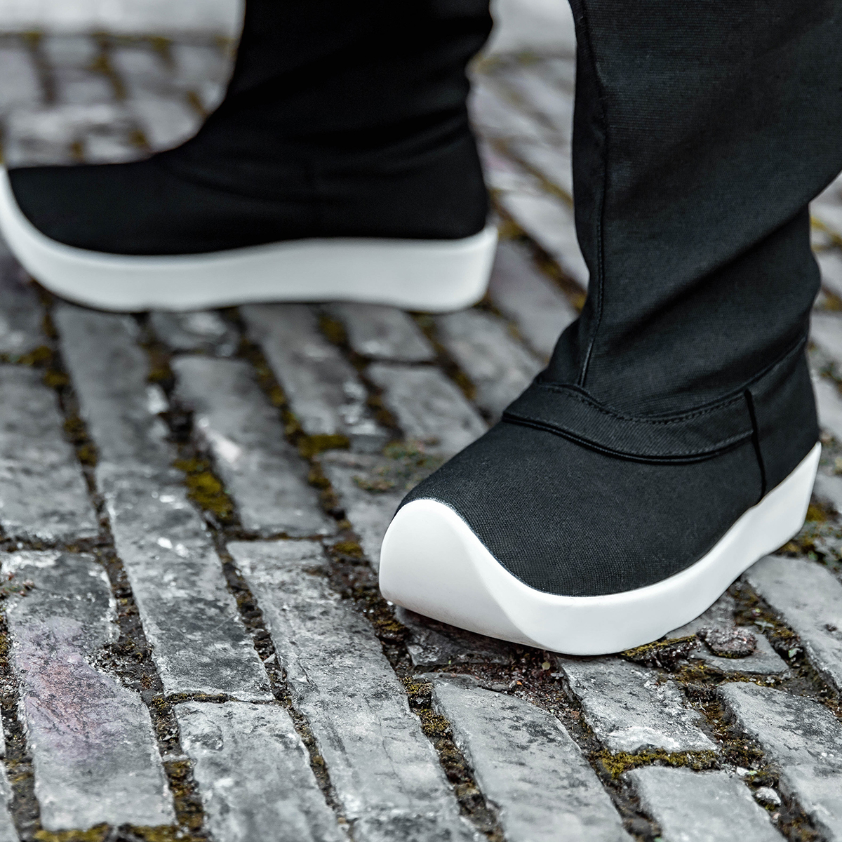 Wuyi Lane Hanfu Thick-soled Soap Boots Ming-made Canvas Non-Costume Shoes Accessories Men's and Women's Heightening 5cm Retro Boots