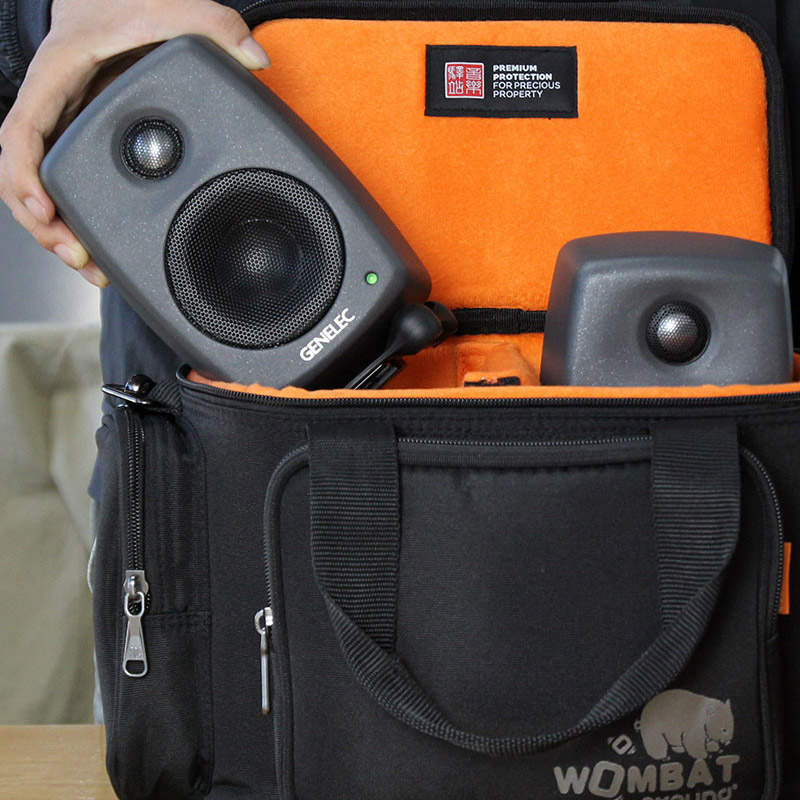 (Fork Fever Network) Spot real power Genelec8010A3 inch with source speaker recording studio desktop