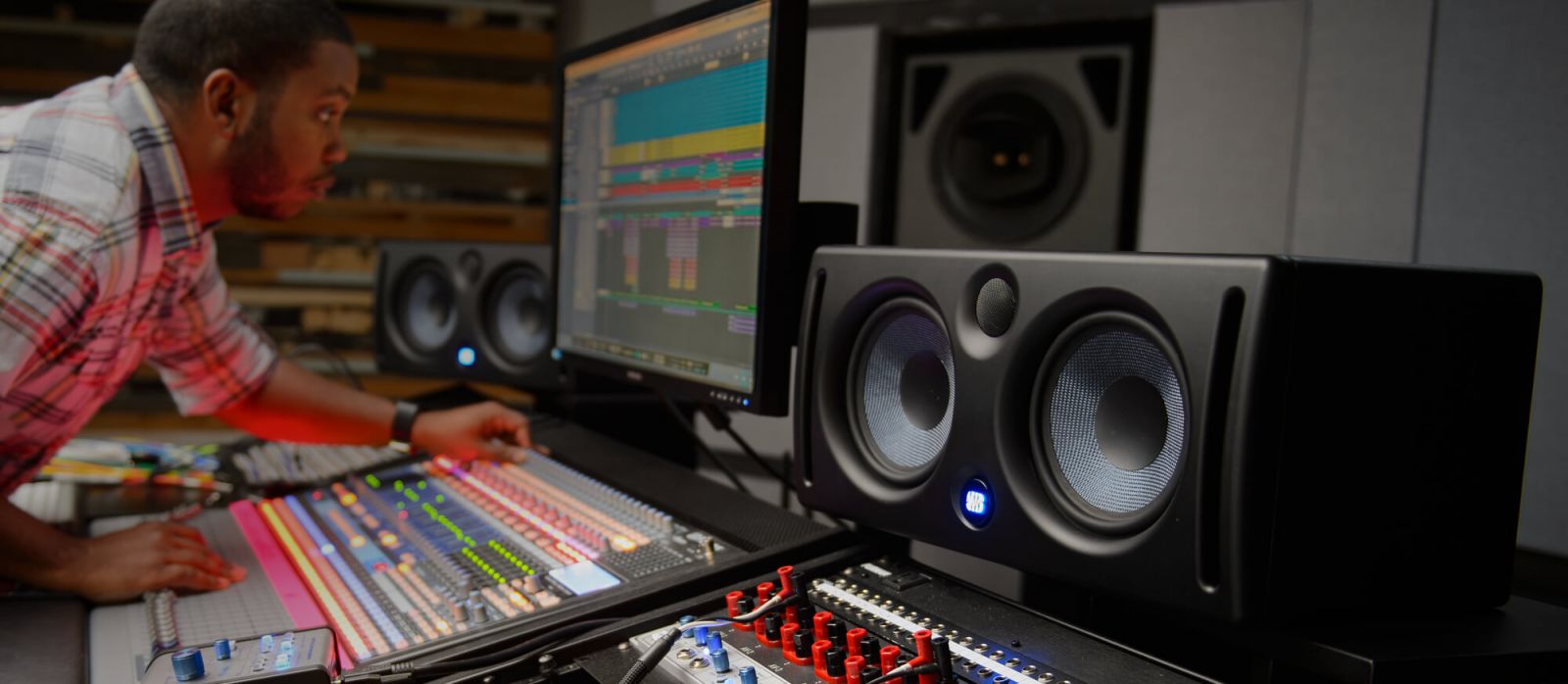 [Thịt lợn] Nets PreSonus Eris Series E44 E66 MTM Dual Bass Active Monitor - Loa loa loa temeisheng