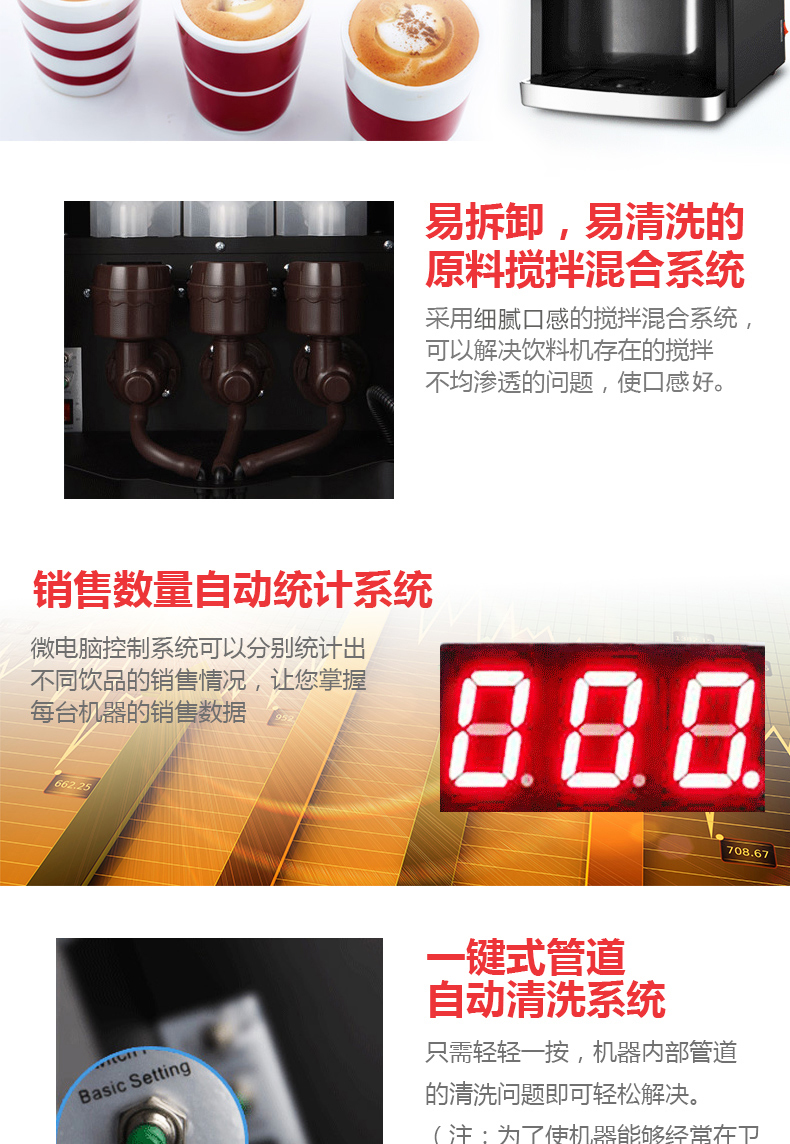 Xinnuo SC-7903EPL thương mại tự động pha cà phê nóng uống máy pha sữa đậu nành máy pha trà sữa máy pha trà một máy - Máy pha cà phê combo máy pha cà phê