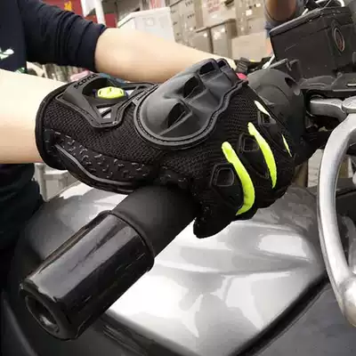 Saiyu locomotive riding gloves male summer breathable full finger anti-fall off-road locomotive gloves racing sports car gloves
