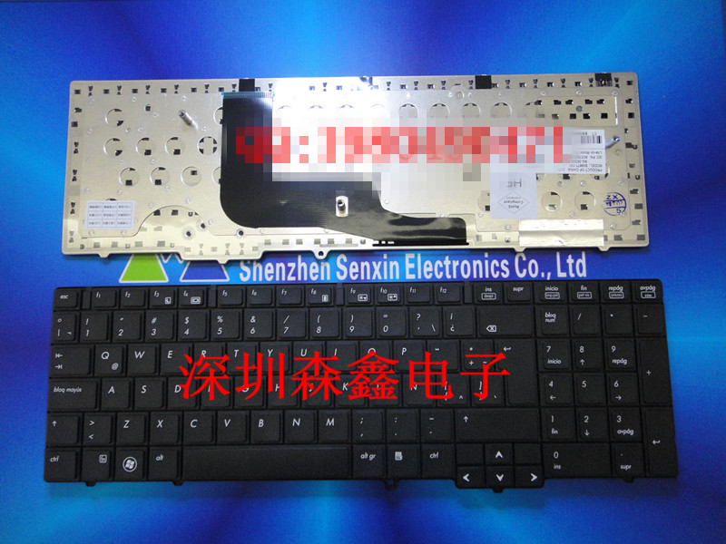 New Original LA Latin HP 6540B 6545B 6550B Keyboard