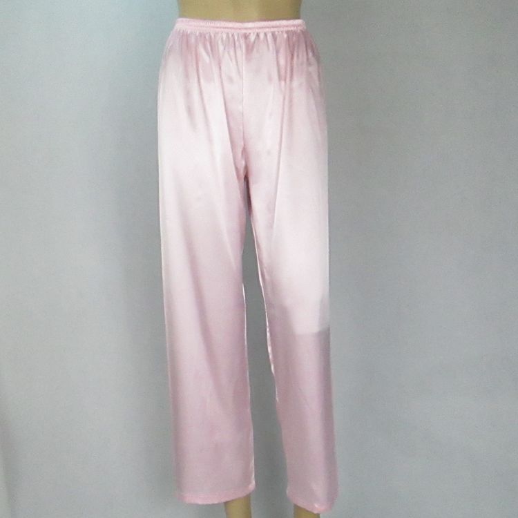 Quần pyjama nữ mùa thu quần lụa bé trai quần ngủ nhà quần nữ quần lỏng lẻo phiên bản châu Âu mỏng nhà quần phụ nữ quần tây nam