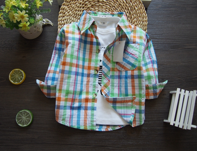 Chemise enfant à manche longue - Ref 2082994 Image 10