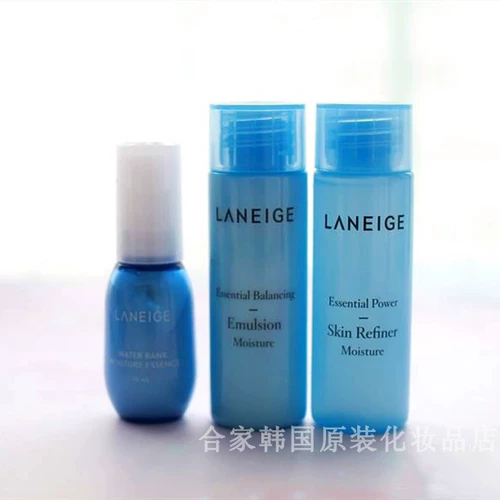 Оригинальный увлажняющий тонер, ночное молочко, маска для лица, крем, комплект, Южная Корея, образец среднего размера