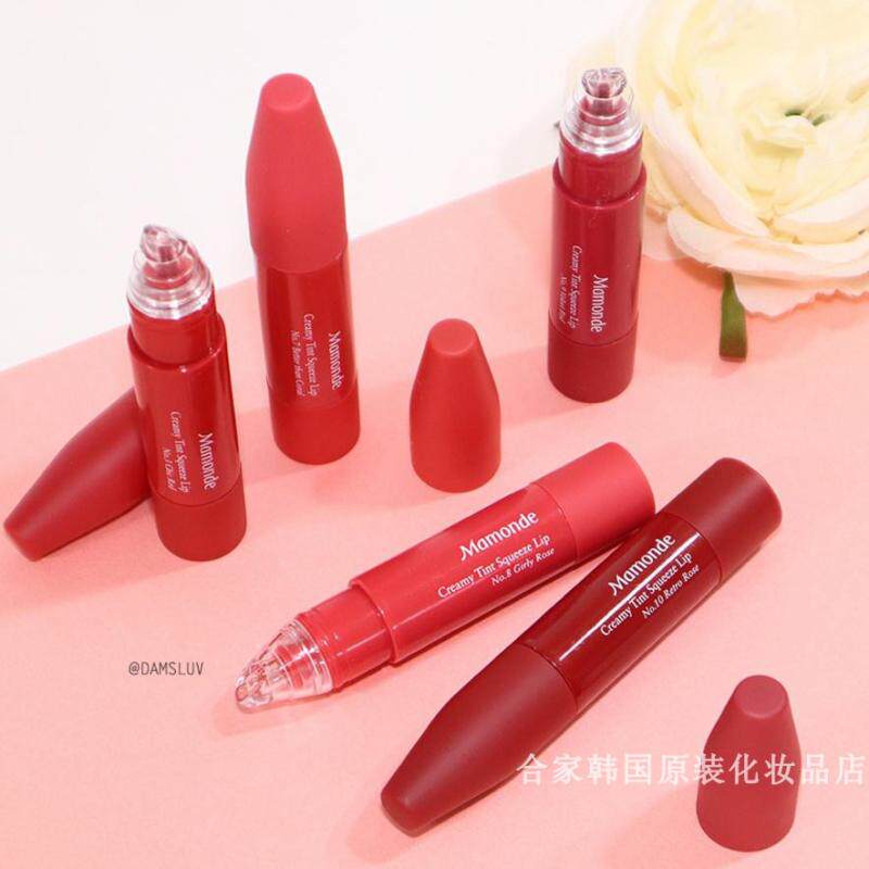 South Korea Original Dress Mamonde Dream Makeup Dyeing Lip Red Creamy Squeeze Lipstick Plain Letter of the same sum