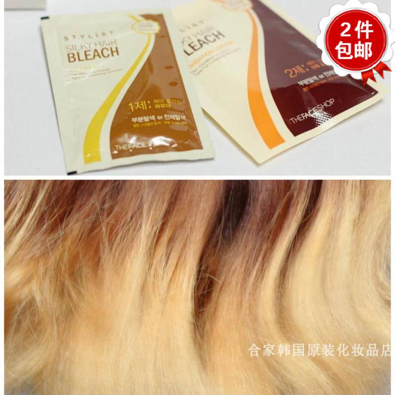 The original Korean original THE FACE Shop Philippine shop HAIR BLEACH hair dye
