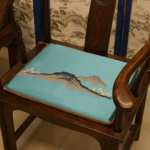 Red Wood Sofa Cushion Chinese solid wood chair Chair Dining Chair Dining Chair Officer Hat Home Non-slip Ring Chair Seat Cushion Tea Chair Cushion