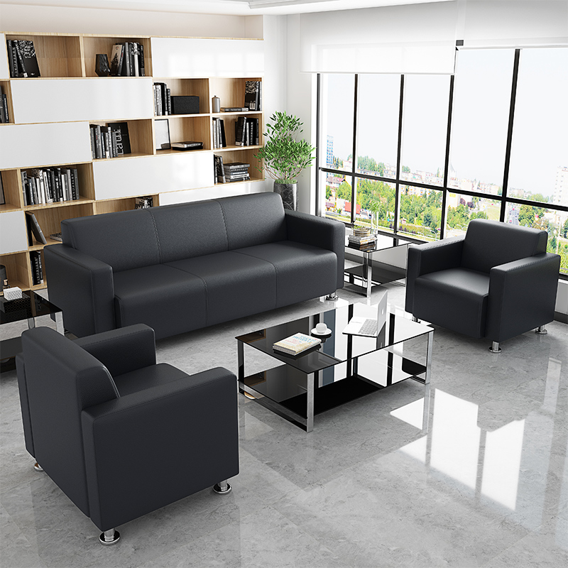 Modern minimalist office sofa business reception guests in talks 4s shop sipi office sofa tea table combinations