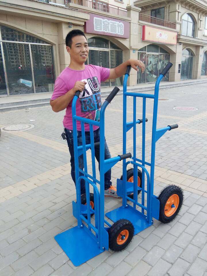 Thickened Two-wheeled Tiger Cart Trolley Small Cart Cart Cart Cart Cart Handcart Load Warehouse Porter Powerful