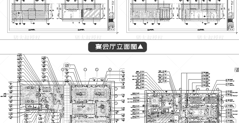 T1940酒店宾馆旅馆客房室内设计CAD施工图纸度假工装3D效果...-22