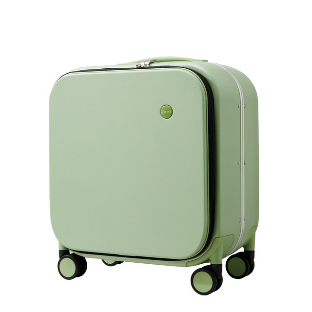 Mixi front opening 18 inch boarding case female aluminum frame trolley travel case small light side open suitcase male