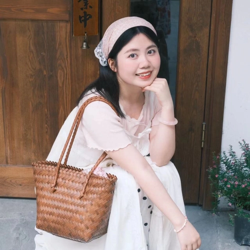 Вместительная и большая корзина, сумка через плечо на одно плечо