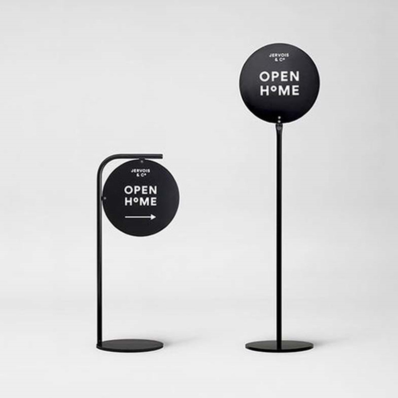 Floor-Standing Nordic-Style Advertising Sign, Outdoor Signboard, Poster Stand, Creative Door Sign, Wall-Mounted Sign