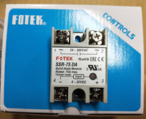 FOTEK Taiwan Yangming single phase solid state relay module SSR-75DA 380V 75A