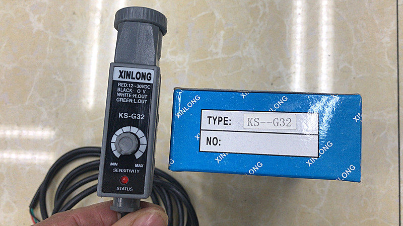 New dragon XINLONG KS-G32 green light photoelectric eye correction machine sensor bag machine tracker