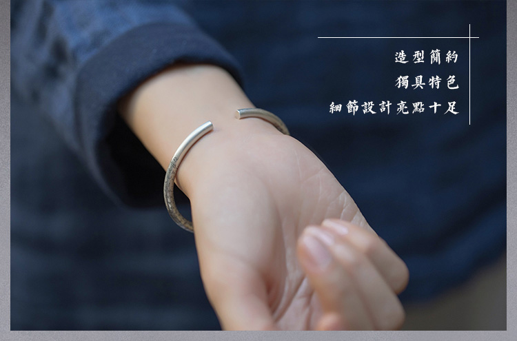 Khuyến nghị! Một ý nghĩ về sản phẩm "mức độ của tất cả đau khổ" đầy bạc 99 tim bạc thông qua vòng tay mở vòng tay Phật nghệ thuật - Vòng đeo tay Cuff vòng tay tinh lâm