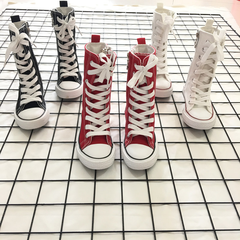 Children Sails Shoes 2022 Spring Autumn High Cylinder Shoes Boys Shoes Slim Rope Shoes Baby Girl Sails Shoes Korean Version Children Shoes