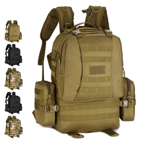 Outdoor backpack tactical combination travel detachable large capacity backpack multifunctional camouflage hiking bag