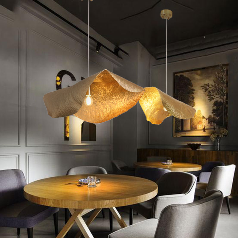 Living Room Chandeliers Modern Creative Dining Room Designer Chandeliers High-end Atmosphere-Like Board Room Bedrooms Light Lavish Full Copper Lamp