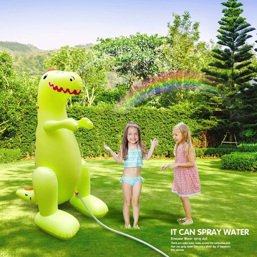 Надувной летний динозавр для игр в воде, дорожная интерактивная игрушка для мальчиков и девочек