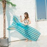 Водный бассейн для взрослых, плавательный круг, надувная игрушка, русалка