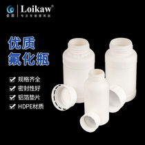 Fluoride bottle chemical bottle liquid packaging bottle acid and alkali resistant organic solvent plastic packaging bottle sealed bottle fluoride barrel